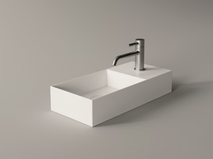 SPY - Countertop rectangular ceramic handrinse basin _ Alice Ceramica